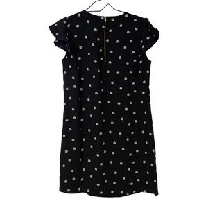 Nicole Miller black polka dot dress